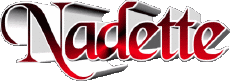 Nombre FEMENINO - Francia N Nadette 