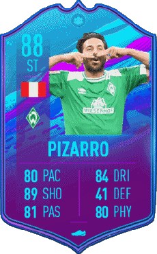 Multi Média Jeux Vidéo F I F A - Joueurs Cartes Pérou Claudio Pizarro 