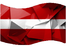 Drapeaux Europe Lettonie Rectangle 