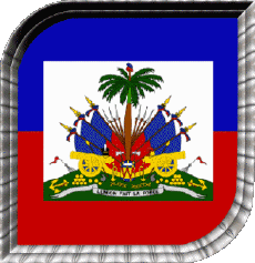 Flags America Haiti Square 