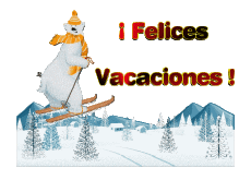 Messages Espagnol Felices Vacaciones Inverno Serie 06 