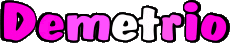 First Names MASCULINE - Italy D Demetrio 