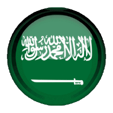 Drapeaux Asie Arabie Saoudite Rond - Anneaux 