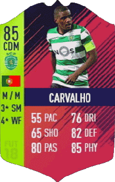 Multimedia Vídeo Juegos F I F A - Jugadores  cartas Portugal William Silva de Carvalho 