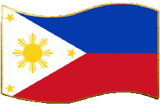 Banderas Asia Filipinas Rectángulo 