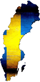 Drapeaux Europe Suède Carte 