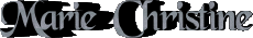 Nombre FEMENINO - Francia M Compuesto Marie Christine 