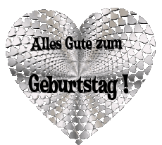 Messages German Alles Gute zum Geburtstag Herz 011 