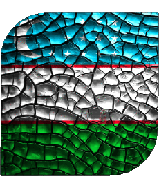 Banderas Asia Uzbekistán Plaza 