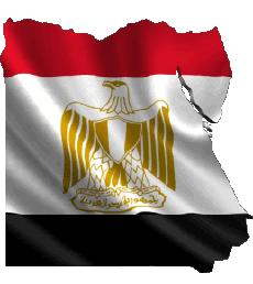 Flags Africa Egypt Map 