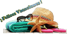Messages Spanish Felices Vacaciones Transparent Background 05 