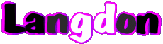 Prénoms MASCULIN - UK - USA L Langdon 