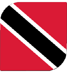 Drapeaux Amériques Trinité et Tobago Carré 