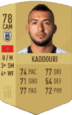 Multi Média Jeux Vidéo F I F A - Joueurs Cartes Maroc Omar El Kaddouri 