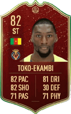Multimedia Videospiele F I F A - Karten Spieler Kamerun Karl Toko-Ekambi 