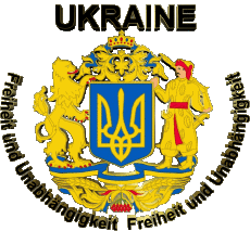 Banderas Europa Ucrania Freiheit und Unabhängigkeit 