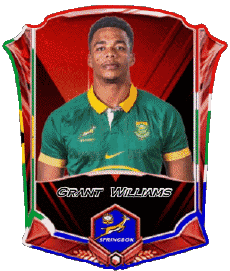 Sports Rugby - Players South Africa Team 2025 Grant Williams 