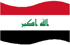 Flags Asia Iraq Rectangle 