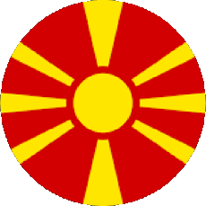 Bandiere Europa Macedonia Tondo 