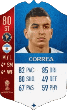 Multimedia Vídeo Juegos F I F A - Jugadores  cartas Argentina Angel Correa 