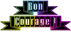 Mensajes Francés Bon Courage 02 