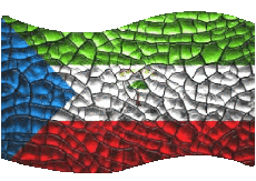 Drapeaux Afrique Guinée Equatorial Rectangle 