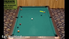 Earl Strickland-Humor -  Fun Sports Pool Table Best Off Shot 