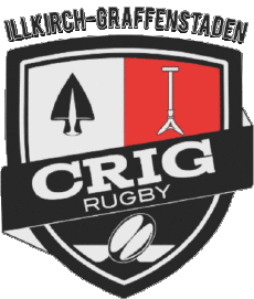 Sport Rugby Club Frankreich Logo Dept 67 CR Illkirch Graffenstaden 