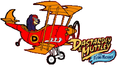 Multi Media Cartoons TV - Movies Dastardly and Muttley in their Flying Machines Logo 