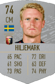 Multi Media Video Games F I F A - Card Players Sweden Oscar Hiljemark 