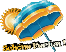 Messagi Tedesco Schöne Ferien Sfondo trasparente 07 