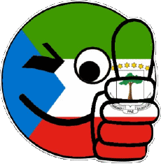 Banderas África Guinea Ecuatorial Smiley - OK 