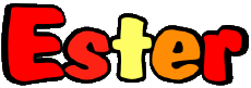 First Names FEMININE - France E Ester 