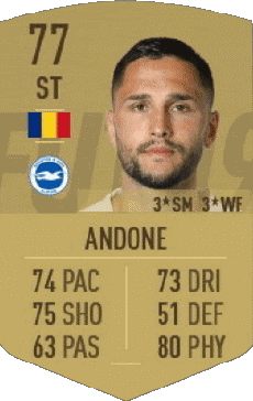 Multimedia Videospiele F I F A - Karten Spieler Rumänien Florin Andone 