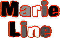 Vorname WEIBLICH - Frankreich M Zusammengesetzter Marie Line 