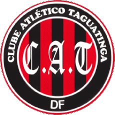 Sports Soccer Club America Logo Brazil Distrito Federal Clube Atlético Taguatinga 