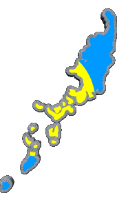 Banderas Oceanía Palau Mapa 