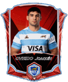 Sports Rugby - Players Argentina Team 2025 OVIEDO Joaquín 