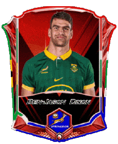 Deportes Rugby - Jugadores Africa del Sur Equipo 2025 Ben-Jason Dixon 