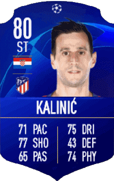 Multi Média Jeux Vidéo F I F A - Joueurs Cartes Croatie Nikola Kalinic 