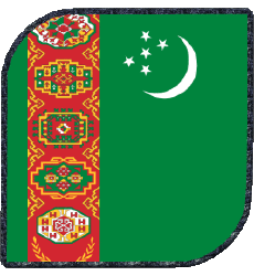 Banderas Asia Turkmenistán Plaza 