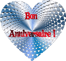 Messages French Bon Anniversaire Coeur 007 