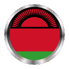 Flags Africa Malawi Round - Rings 