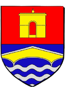 Blasón-Banderas Francia Departamentos - Ciudades 70 ARC LES GRAY Blasón