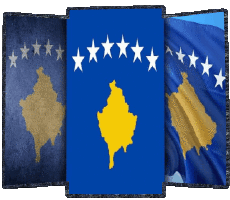 Drapeaux Europe Kosovo Forme 