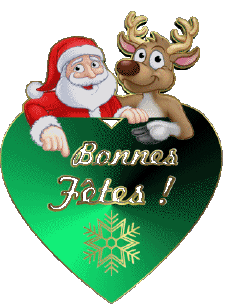 Nachrichten Französisch Bonnes Fêtes (Noël) Série 07 