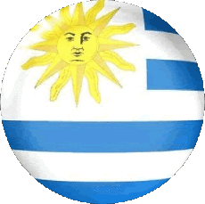 Fahnen Amerika Uruguay Runde 