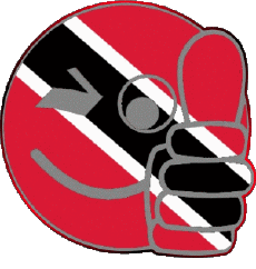 Banderas América Trinidad y Tobago Smiley - OK 