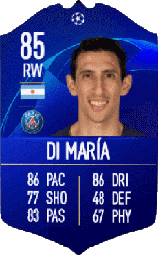 Multimedia Videogiochi F I F A - Giocatori carte Argentina Angel Di Maria 