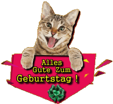 Nachrichten Deutsche Alles Gute zum Geburtstag Tiere 002 